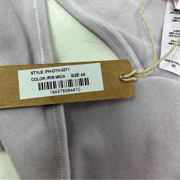 SKIMS Cotton Jersey Dipped Thong Iris Mica NWT in Size 4X - Picture 5 of 6